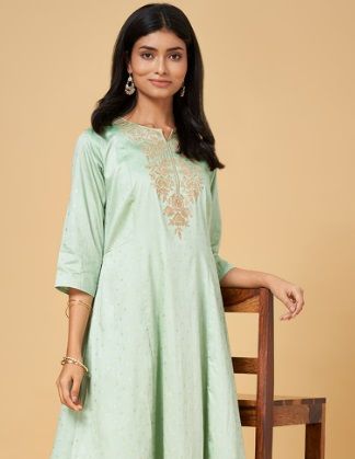 Rangmanch by Pantaloons Women Solid High Low Kurta - Buy Rangmanch by Pantaloons  Women Solid High Low Kurta Online at Best Prices in India | Flipkart.com